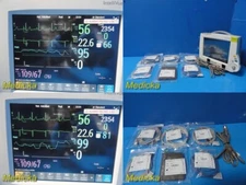 2011 Philips Intellivue MP30 Patient Monitor W/ MMS Module M3001A & Leads ~29559