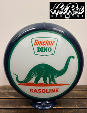 SINCLAIR Dinosaur Reproduction 13.5" Gas Pump Globe - (Dark Blue Body)