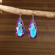 Purple Blue Sea Sediment Jasper Healing Chakr...