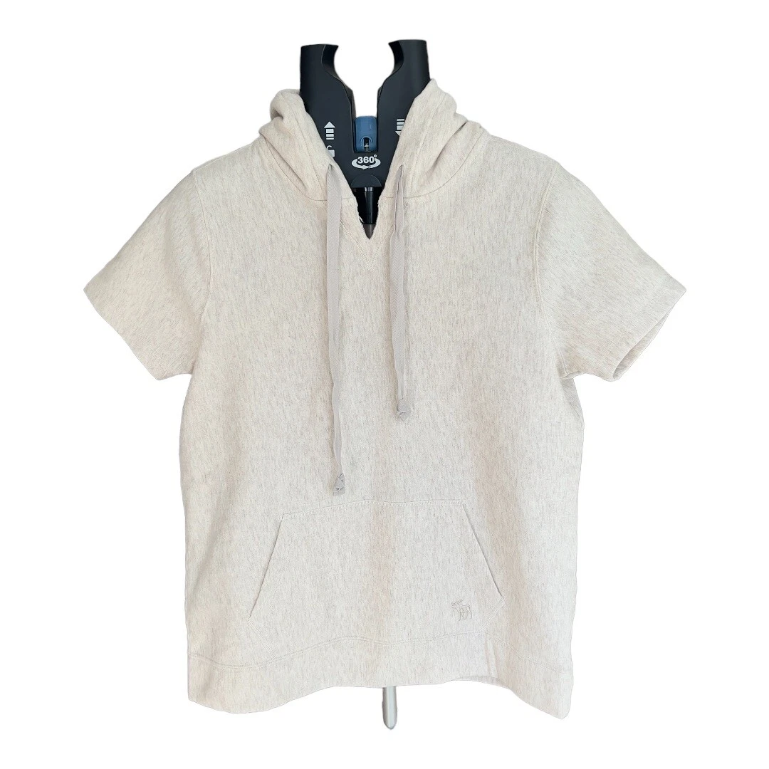 Abercrombie Fitch Women s Off White Ivory Oatmeal Short Sleeve