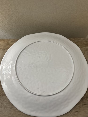 Michel Design Works Melamine Serving Tray Botanical White Green Avocados Round - Picture 9 of 11