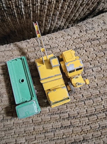 Vintage Matchbox Lesney Tractor Truck Crane Die Cast Cars Made In England 3 Cars - Picture 2 of 8