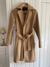 Camel Winter Long Coat Size 8