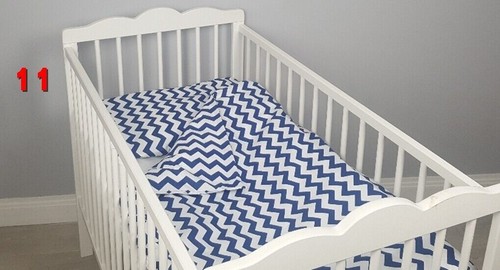 4 pcs Bedding Set Baby For Crib Cot Cot Bed Pillowcase Duvet Cover Duvet Pillow - Picture 12 of 33