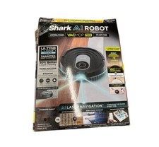 Shark AI Robot Vacuum Mop w/ Self-Cleaning Brushroll, LiDAR Nav, Black/Silver