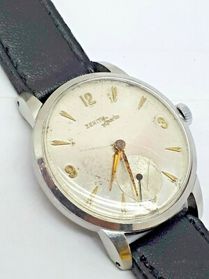 VINTAGE ZENITH 9205397 SPORTO HERREN UHR SWISS MADE HANDARBEIT FUNKTIONIERT 
