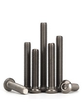 5 pcs Titanium Hex Socket Bolts Button Head Screws M2 M2.5 M3 M4 M5 M6
