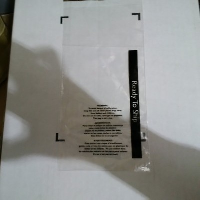 2000/CS  11x14 Suffocation Warning Bags Clear, Permanent Seal with Ready To Ship