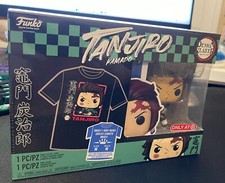 ¡NUEVO Funko POP! Camisetas: Demon Slayer - ¡Tanjiro Kamado POP! & Camiseta M (objetivo) MEDIANA