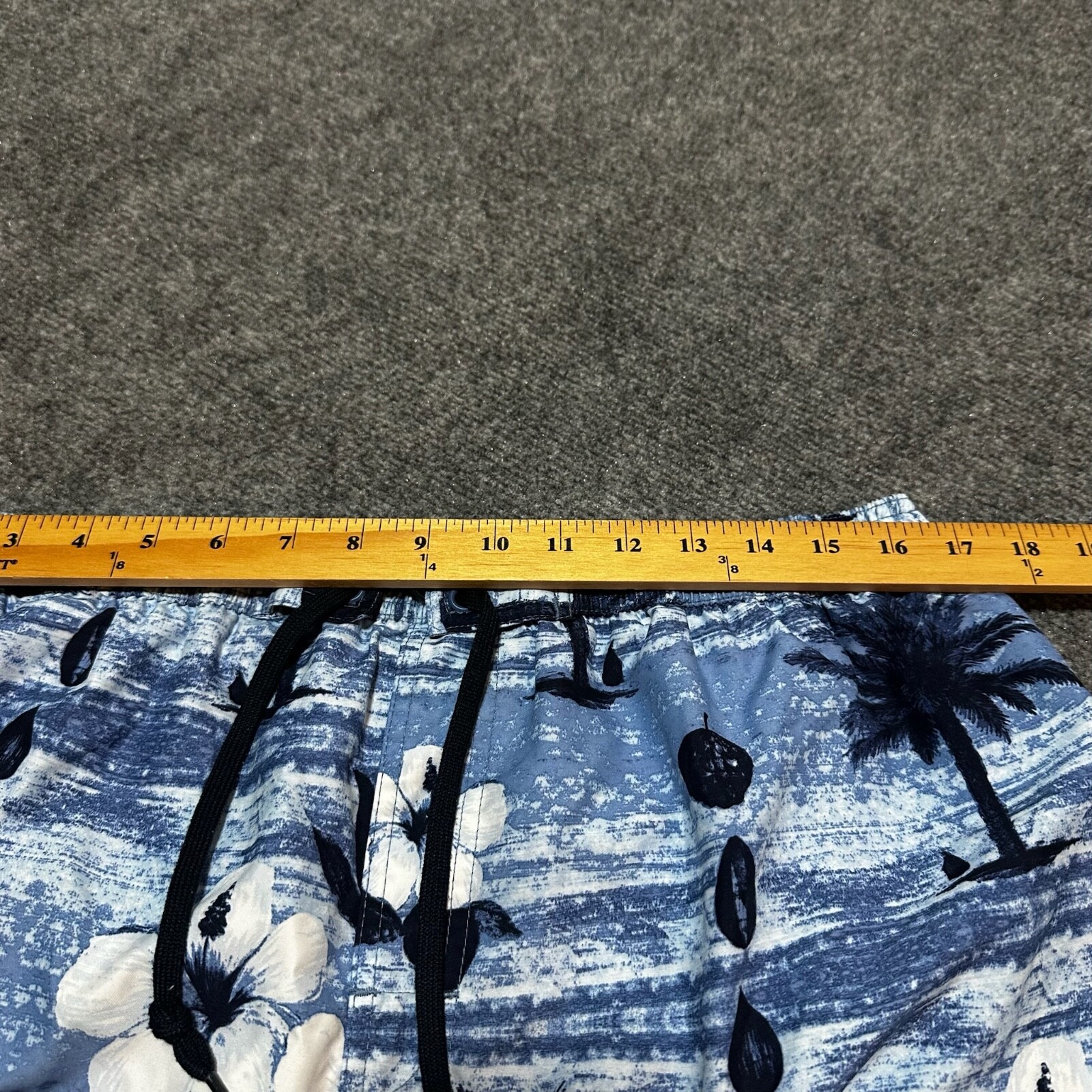 Sand N Sun Board Shorts Mens Large Blue Palm Tree… - image 4