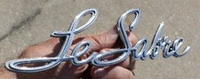 1968 Buick Lesabre Rear Quarter Panel Script Emblem Oem 1968 Buick Lesabre Rear Quarter Panel Script Emblem Oem