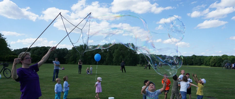 10L (2 x 5 Liter) RIESEN Seifenblasen ~Hochzeit~Geburtstag~Fest~ PARTY~in Pulver - Bild 4 von 4