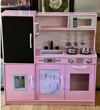 Juguete de Cocina para Ni as Pretend Kitchen Play Set Girls Playset Moderna Pink