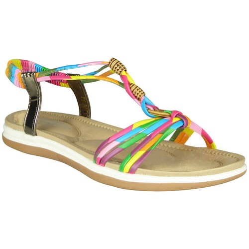 Sandalias Zapatos Elásticos Damas Cordones Ligeros Muy Acolchados Niñas Mujeres Tallas - Imagen 23 de 31