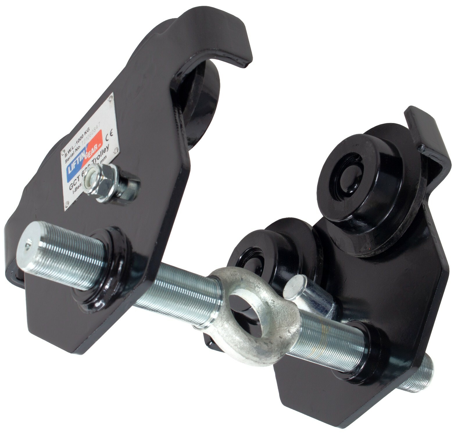 LiftinGear 500kg Adjustable Push Travel Girder Beam Trolley 50-220mm