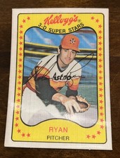 1981 Kellogg’s Nolan Ryan 3-D Super Stars BEAUTY Set Break Astros 