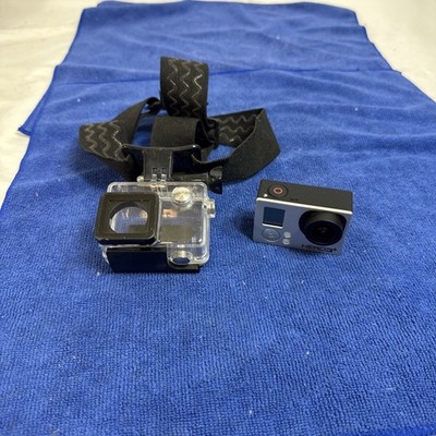 GoPro HERO 3+ Plus Action Camcorder Camera Silver W/Clear case - NO BATTERY!