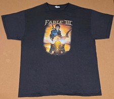 Vintage Fable III 3 Xbox 360 Microsoft Promo Video Game T Shirt Size XL