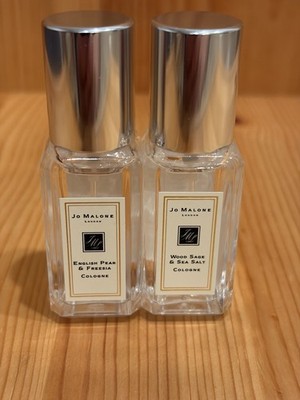 LOT OF 2: Jo Malone English Pear & Freesia 9mL + Wood Sage & Sea Salt 9mL