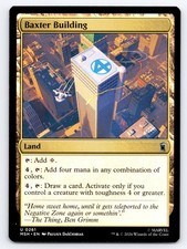 Baxter Building 261 Uncommon Marvel Super Heroes Magic: The Gathering Near Mint