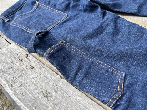 A.P.C. x Carhartt WIP Indigo Carpenter Denim Jeans 28x32 Actually 32x32 $225 Ret - Picture 6 of 11