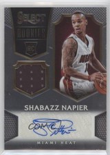 2014-15 Panini Select Rookie Jersey 152/199 Shabazz Napier #27 Auto r4i