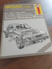 Haynes Workshop Manual For Nissan Bluebird