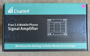 Chatinf Professional Free 5.0 Phone Signal Booster Amplifier For 2G 3G 4G White