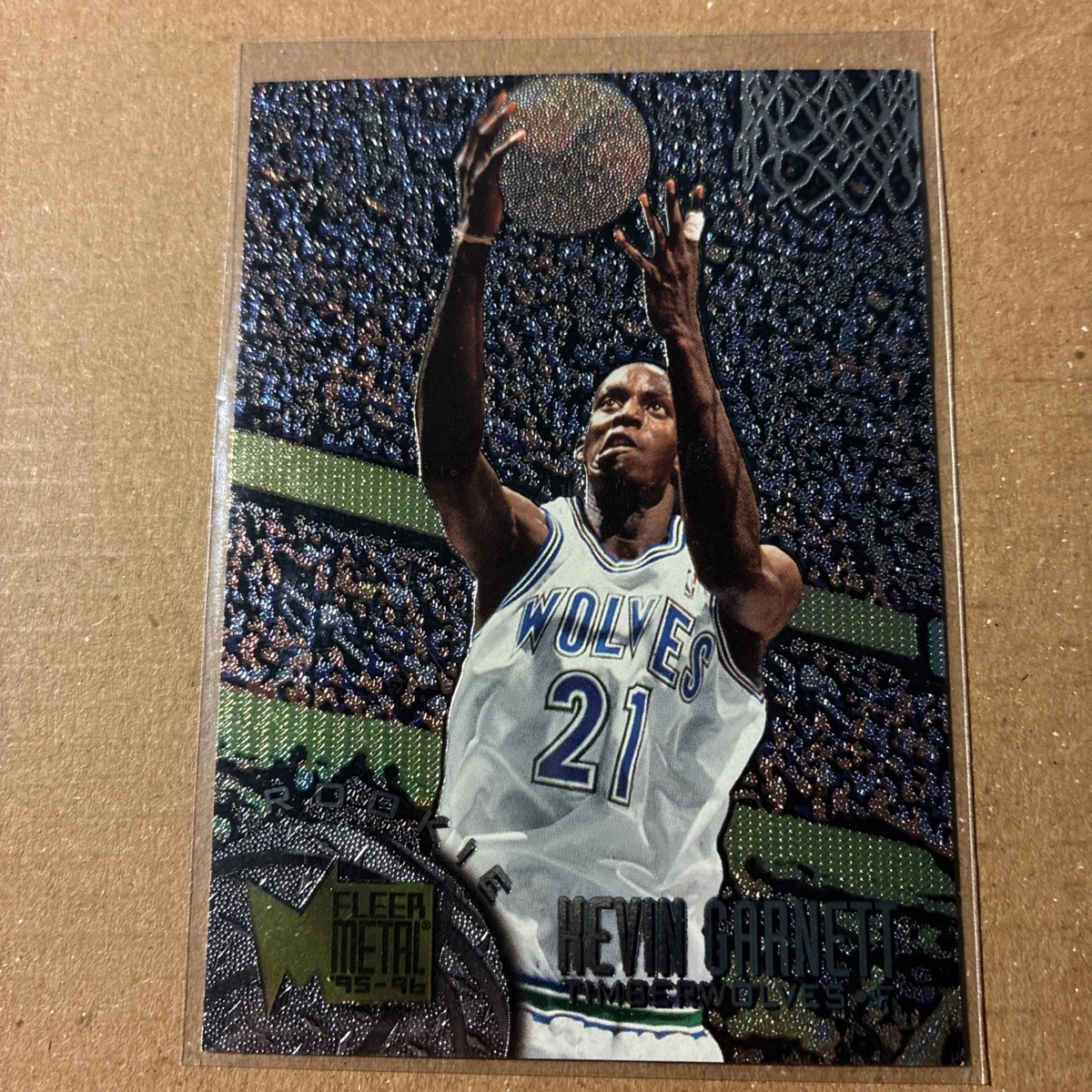 Fleer Kevin Garnett Basketball 1996-97 Season Sports Trading Cards