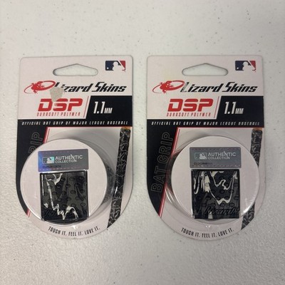 Lot Of 2 Lizard Skins DSP 1.1mm Baseball Bat Grip Black Camo New