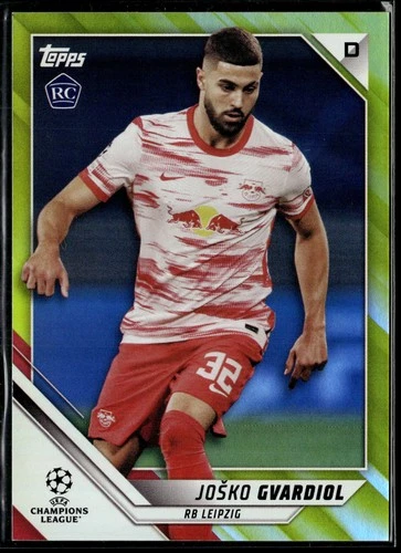 2021-22 Topps UEFA Champions League Joško Gvardiol Rookie Yellow Foil #/250
