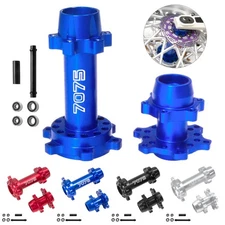 Blue Alloy 7075 Front & Rear Wheel Hex Hubs Set for LOSI 1/4 Promoto-MX RTR