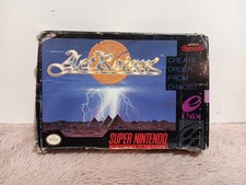 Actraiser SNES Super Nintendo Game With Box, Poster, And Manual, Vintage 1991
