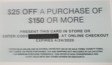 Coupon de réduction de 25 $ Everything But Water.com