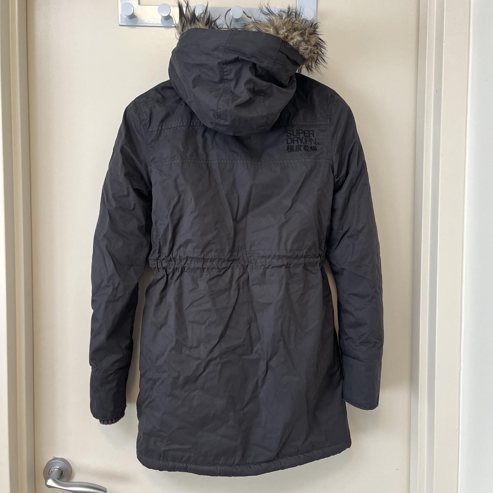 SUPERDRY The Windcheater Jacket Women's XS Hooded Three way up Triple Layer Zip image 6