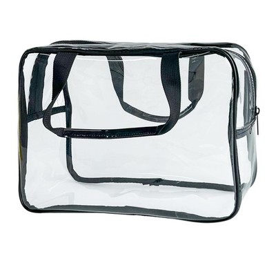 Bolsa de maquillaje transparente, bolsa de aseo, bolsas de aseo de viaje