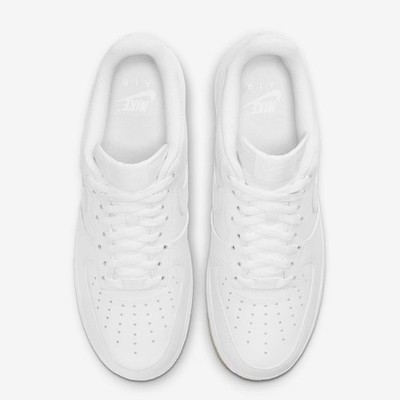 New Nike Air Force 1 '07 Shoes - White/ Gum (DJ2739-100) | eBay