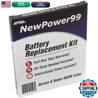 Np99Sp Battery Replacement Kit For Barnes And Noble Nook Color