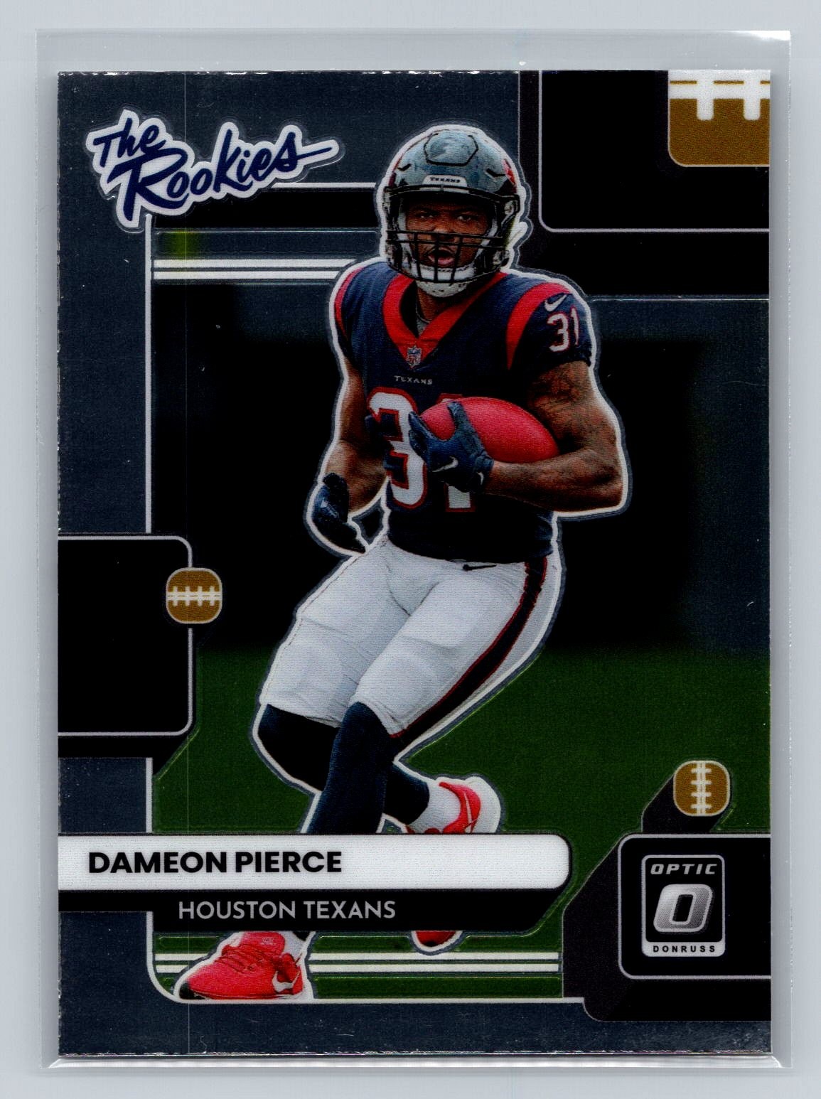 2022 Donruss Optic #TR-19 Dameon Pierce The Rookies NFL Houston Texans