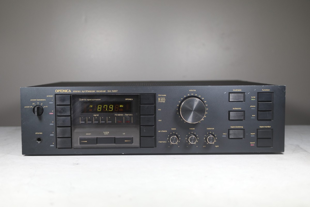 Optonica SA-5207 AM/FM Stereo Quartz Synthesizer Receiver- TESTED