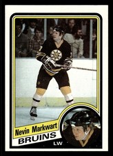 1984-85 Topps Nevin Markwart #7 - Boston Bruins - NM+