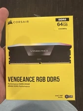 Corsair Vengeance RGB DDR5 64GB RAM 6400MHz CL32 Memory Black Sealed New Box