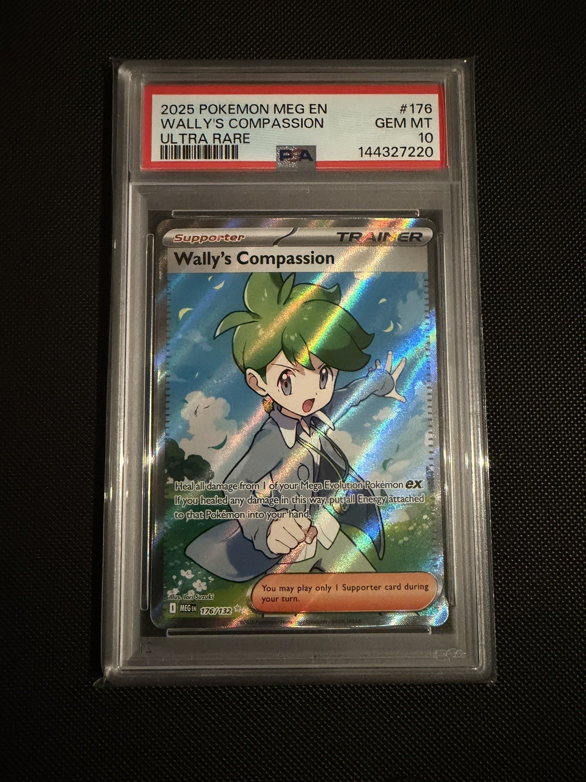 2025 POKÉMON MEGA EVOLUTION EN WALLY'S COMPASSION ULTRA RARE #176 💎 PSA 10