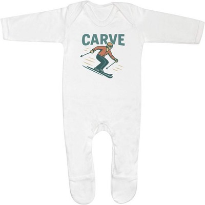 Baby Strampler Jumpsuits / Schlafanzüge ''Skiing Carve the Mountain'' (SS055345)