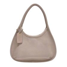 Coach Vintage 6101 Velvet Leather Mini Ergo Boho Purse USA RARE 