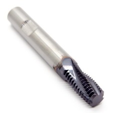Allied Machine TW14NPT Carbide Helical Threadmill 0.495" x 0.875" 4FL TIALN NPT
