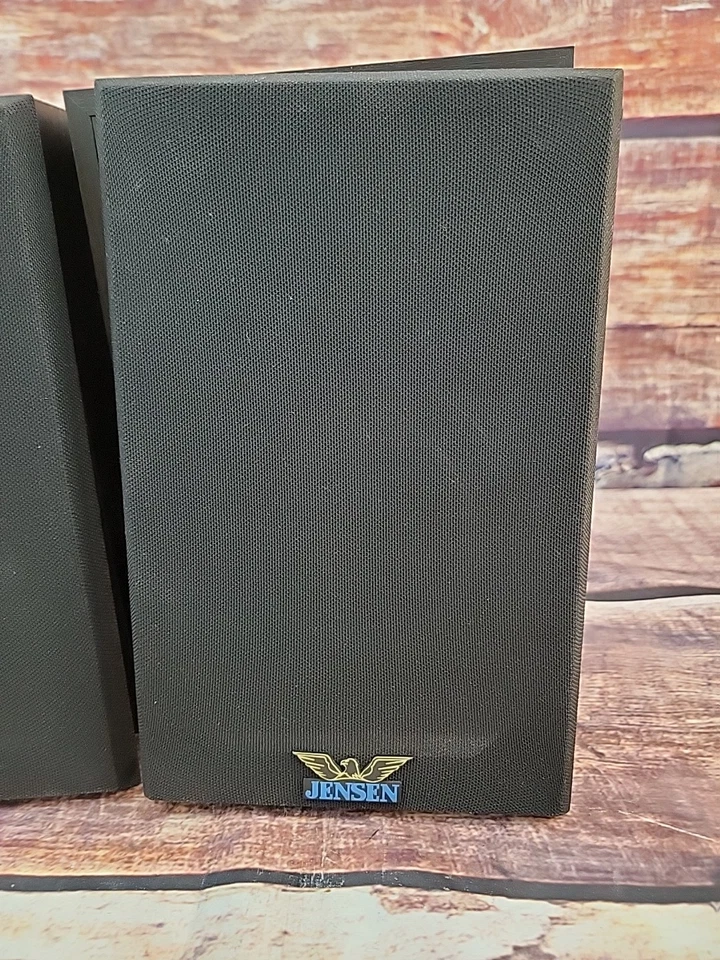 Altavoces de estantería bidireccionales negros Jensen C-JR Foto 3 de 4