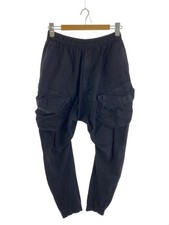 JULIUS Cargo Pants, Size 3, Cotton, Black, Solid Color, 647PAM9 Used