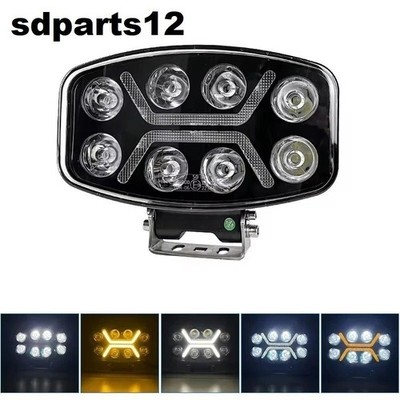 LED Fernscheinwerfer 90W 12/24V Positionslicht Weiß/Orange E9 für Nutzfahrzeuge