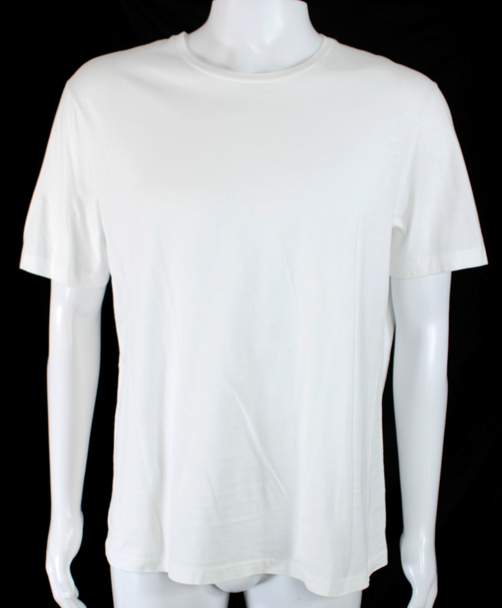 FILA T shirt uomo manica corta girocollo in jersey di cotone bianco THE ROW XL